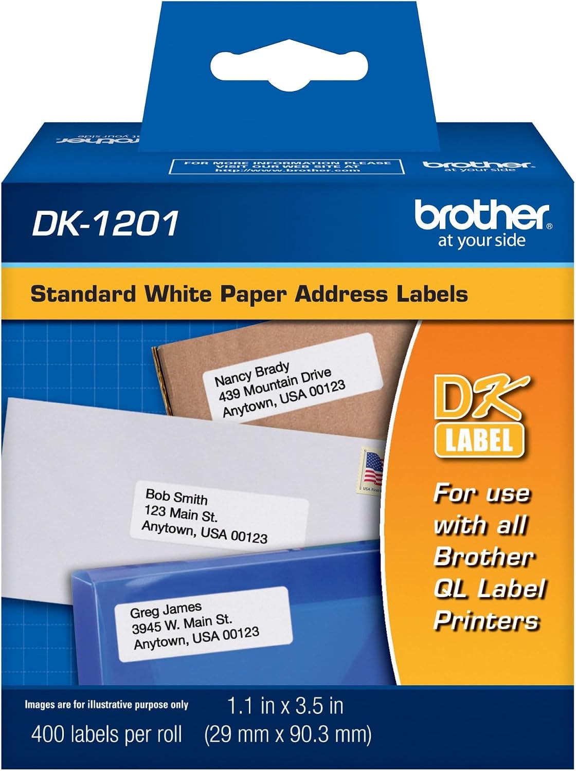 Brother DK-1201 address labels