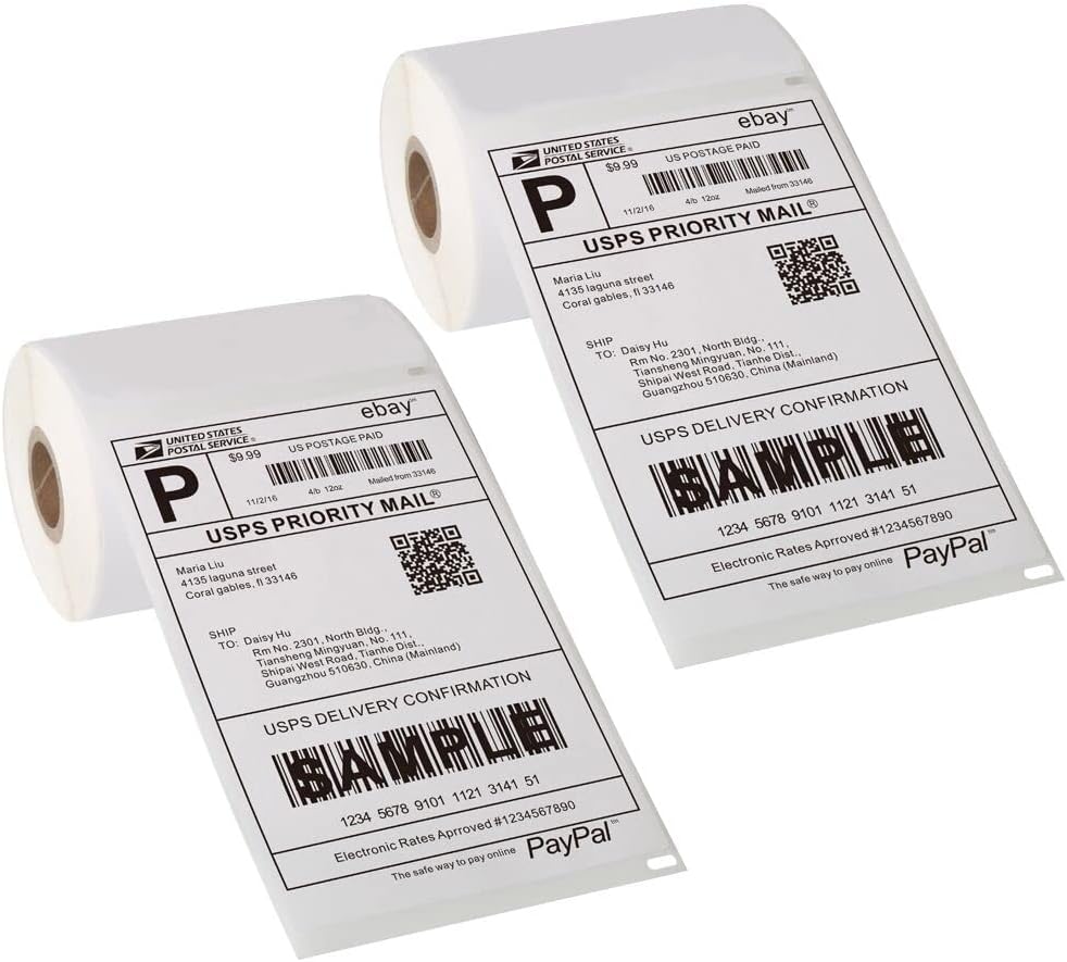 4x6 thermal labels for DYMO LabelWriter 4XL
